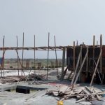 قرطبہ سکول کی کنکریٹ سلیب ، قرطبہ ہاؤس اور قرطبہ سکول کی تعمیر تیزی سے جاری ہے۔