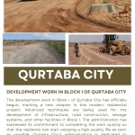 Development Work in Block I of Qurtaba City