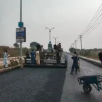 Asphalt Work Progressing Rapidly on Shahrah e Qurtaba