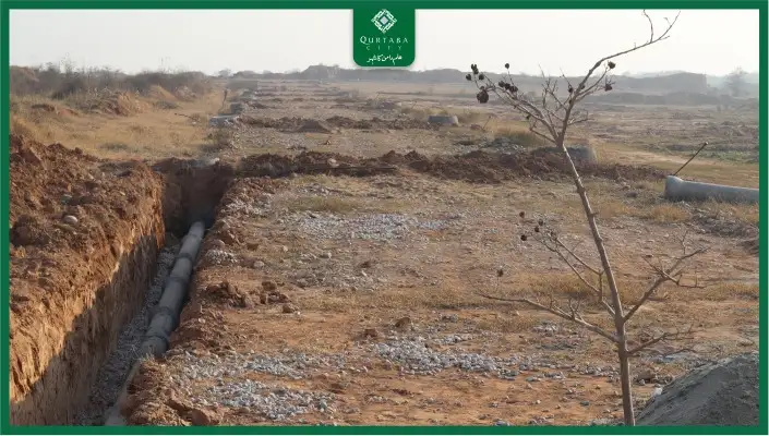 One of the key foundations of Qurtaba City’s development is its state-of-the-art sewerage and drainage system. Designed to meet international standards, this system reflects the commitment to providing residents with a clean and healthy environment.