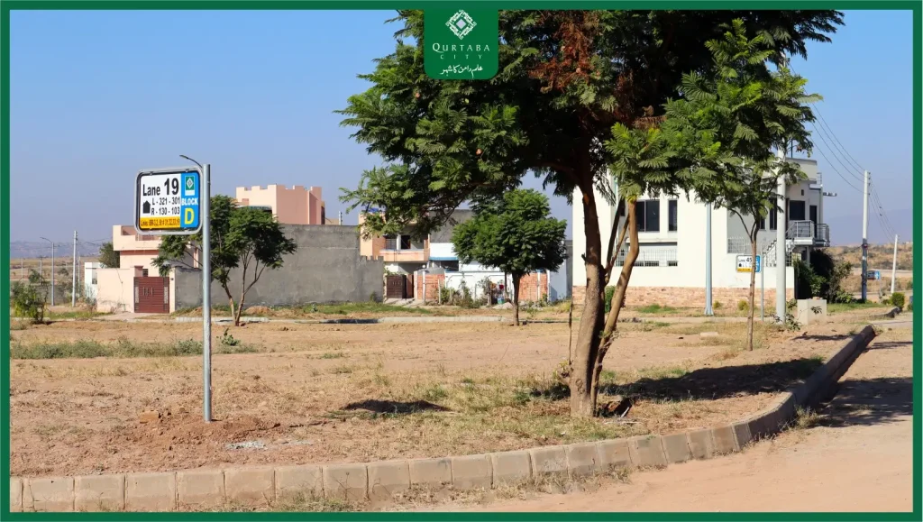 Every Step of Progress, Designed for Your Convenience! Significant advancements have been made in the development activities at Qurtaba City. Street signboards have been installed in Blocks B, C, D, E, and F, ensuring ease and guidance for residents and visitors.