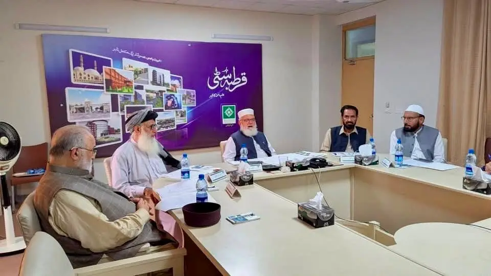 Leadership inspecting school construction project at Qurtaba City, the best housing society in Rawalpindi Islamabad
